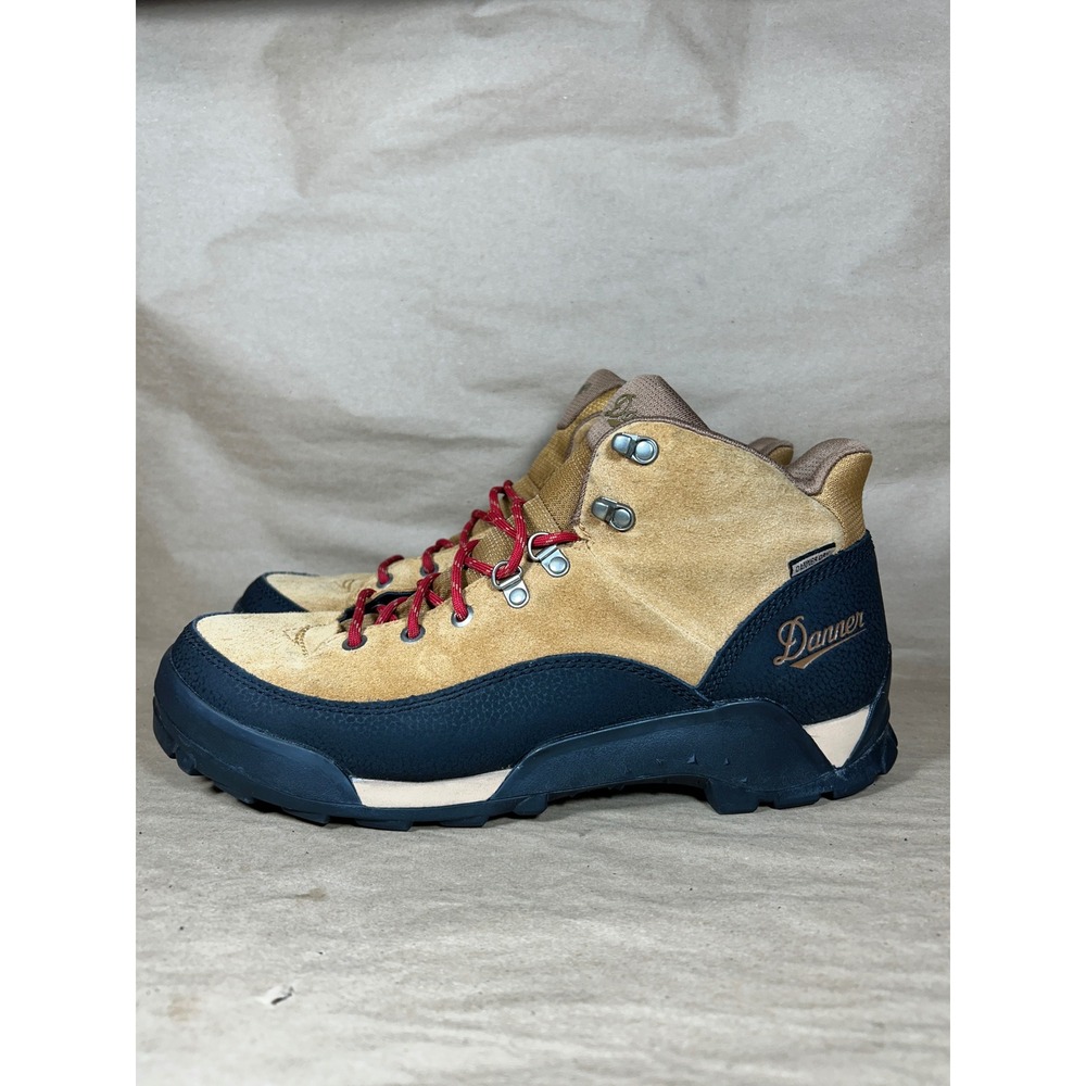 Danner Panorama Mid 6" Hiking Boots Mens 9.5 Brown Red Suede Waterproof 63433